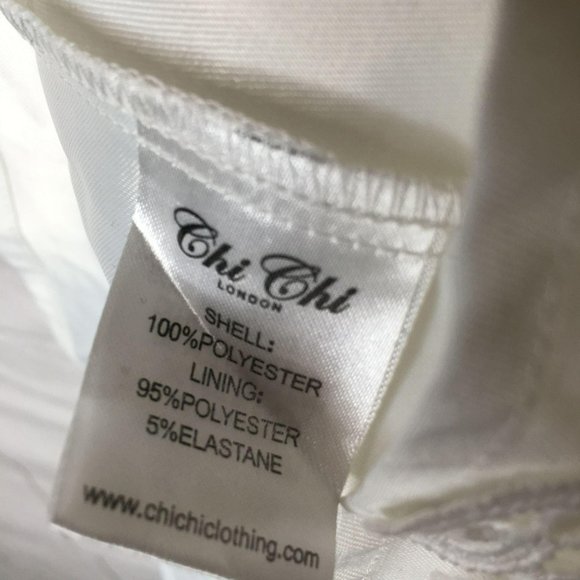 Chichi Womens Petite Sia Dress White Size 8 US NWT - Picture 10 of 11